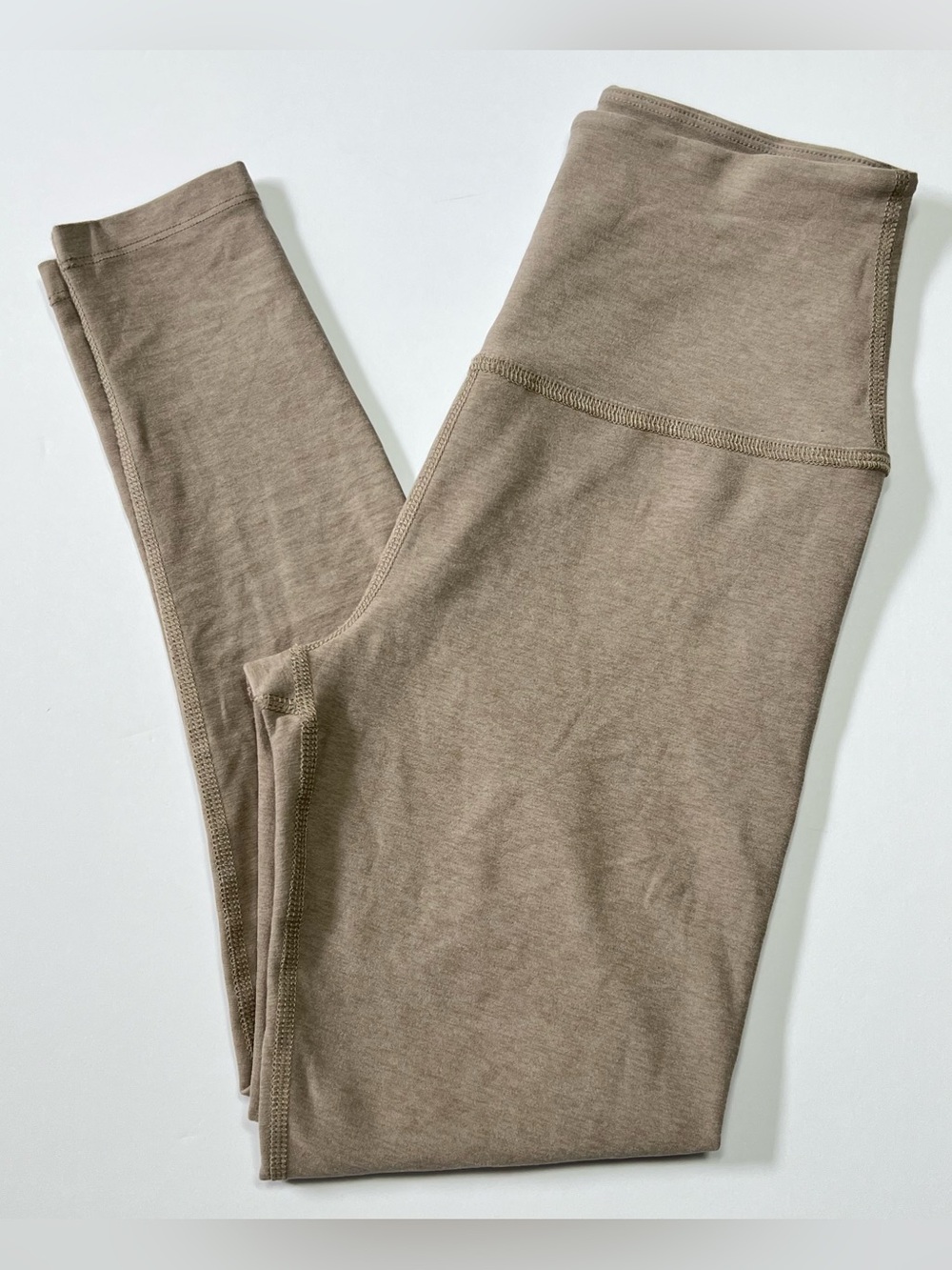 Beyond Yoga Heathered Taupe High Waisted Leggings Size Small